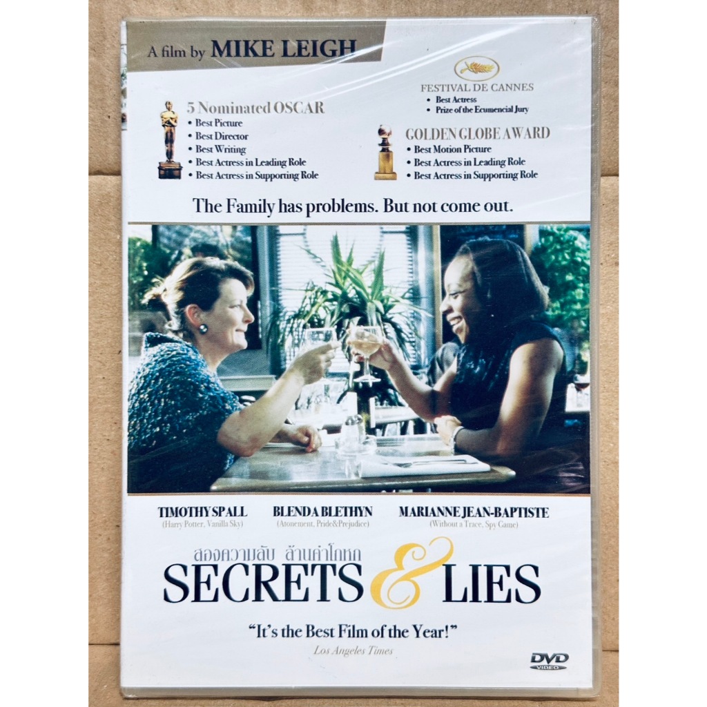DVD : Secrets & Lies (1996) สองความลับ ล้านคำโกหก A Film by Mike Leigh