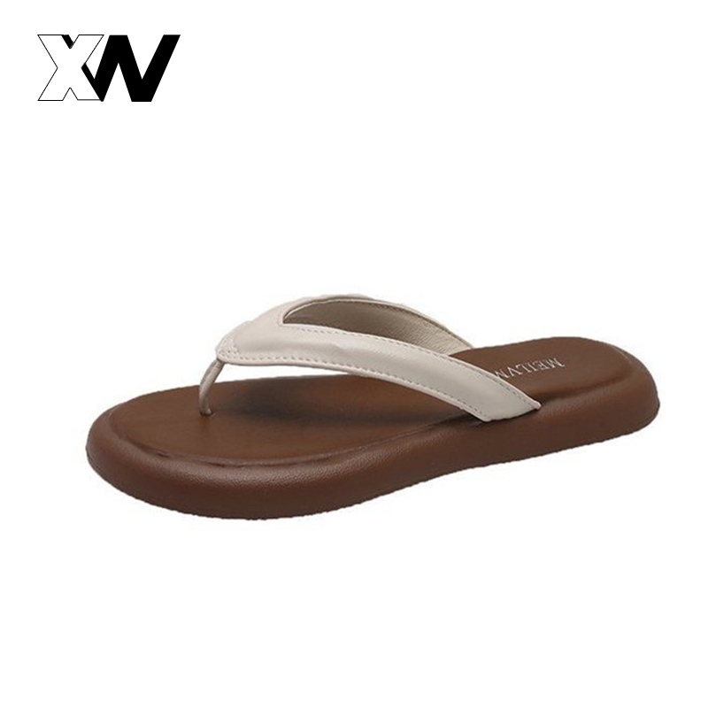 XWbrand  ความหรูหราที่ไม่เหมือนใคร ในรองเท้าแตะคีบสำหรับผู้หญิงในฤดูร้อนนี้ ที่มีพื้นนุ่มและสามารถป้