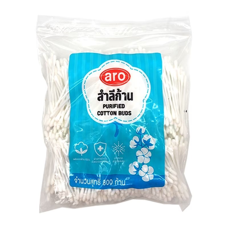 เอโร่ สำลีก้าน 800 ชิ้น  มีจัดส่งแบบ express delivery ได้รับของภายในวัน