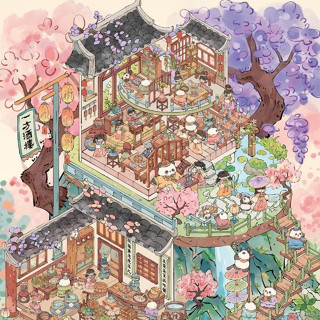 3 ชิ้น [Bistro Series] Vintage Super Big 3D Journal สติกเกอร…