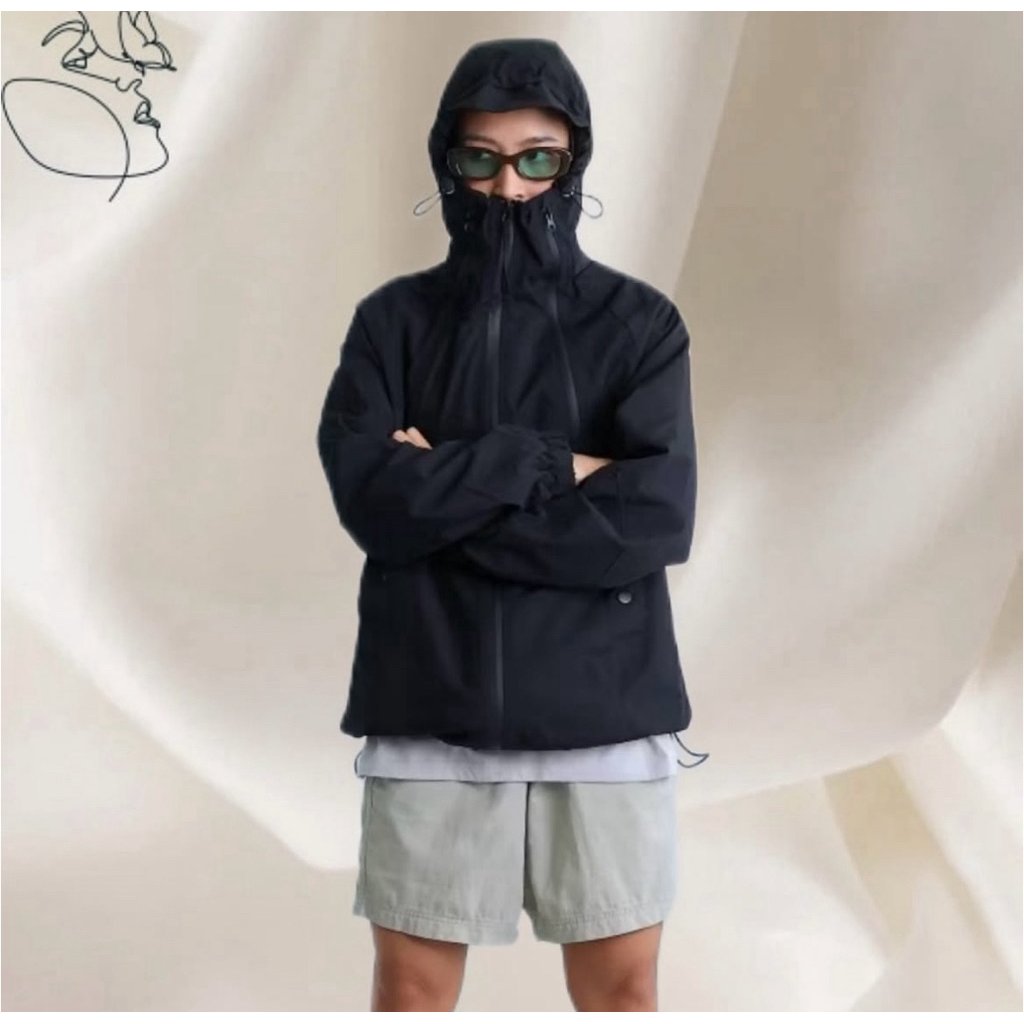 ส่งต่อ เสื้อแจ็กเก็ต Camper.Boys - 3 in 1 Urban Hiker Jacket  Pro in Black