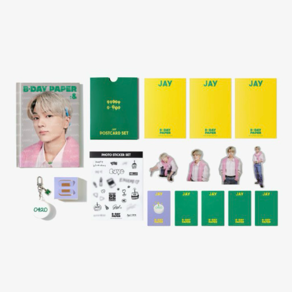 ENHYPEN JAY'S B-DAY PAPER Jay birthday merch 2024