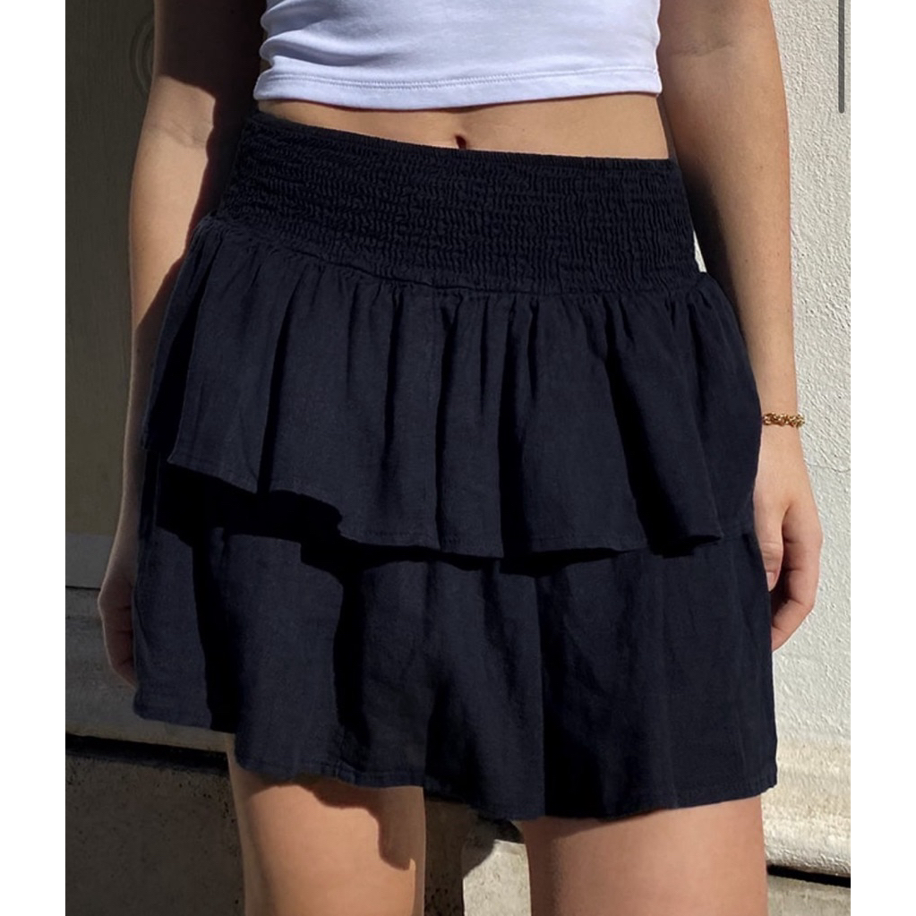 subdued navy skirt กระโปรง subdued