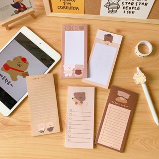 กระดาษโน๊ตลายน่ารักๆ (50 แผ่น) 8 x 12 cm ไม่มีกาวในตัว สีสัน…