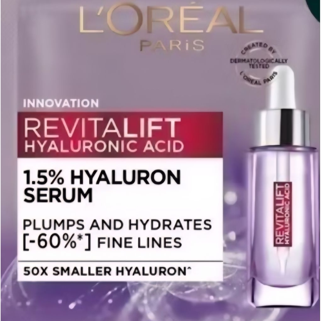 ลอรีอัล ปารีส รีไวทัลลิฟท์ ไฮยาลูรอนิค แอซิด รีพลัมปิง เซรั่ม L’OREAL PARIS REVITALIFT HYALURONIC ACID REPLUMPING SERUM