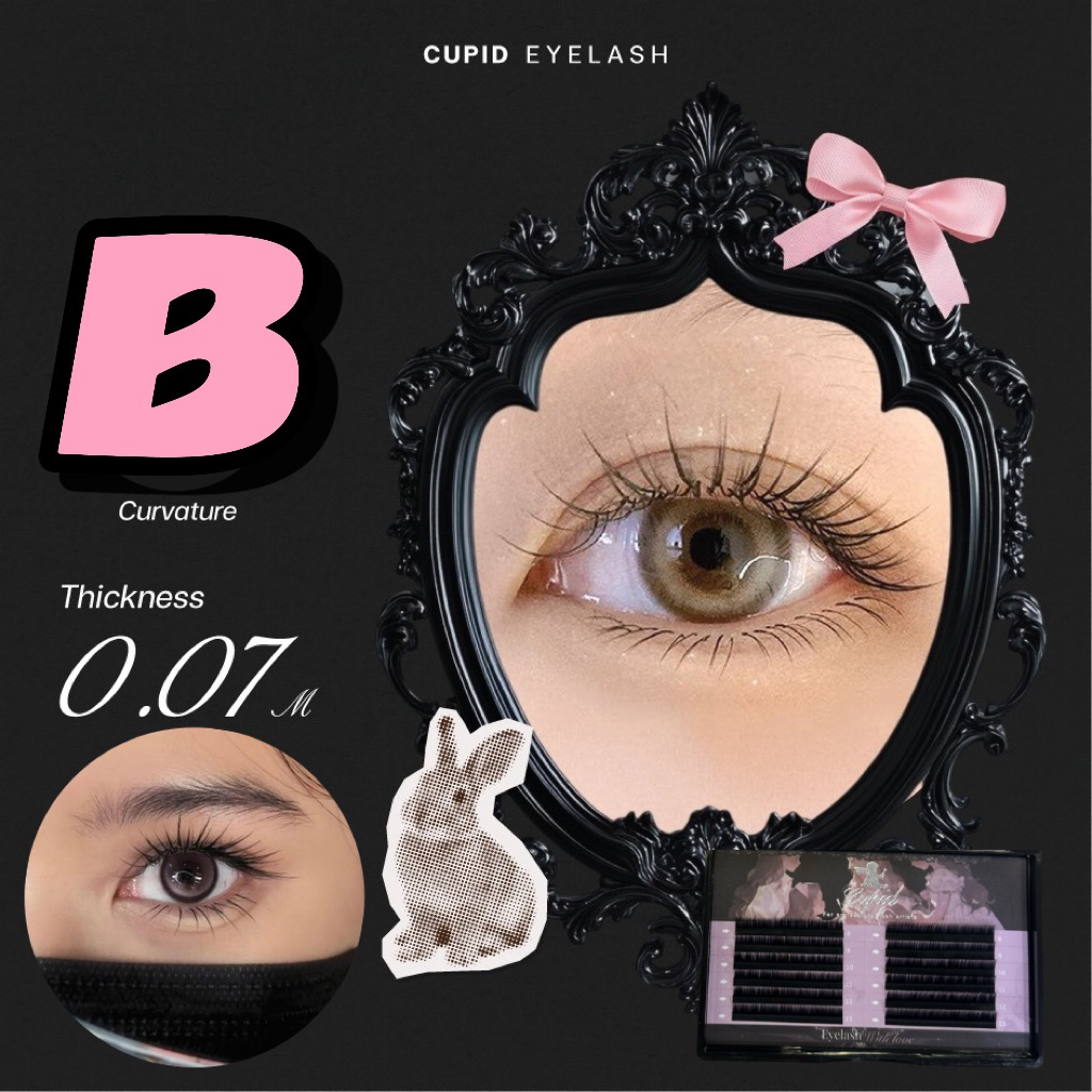 🤍 🇨🇳พร้อมส่งแล้วขนตาโค้ง B packages new🔥ฟรีแมพ mix 8-13 mm สำหรับขนตาทรงธรรมชาติและสร้างขนตาโค้ง