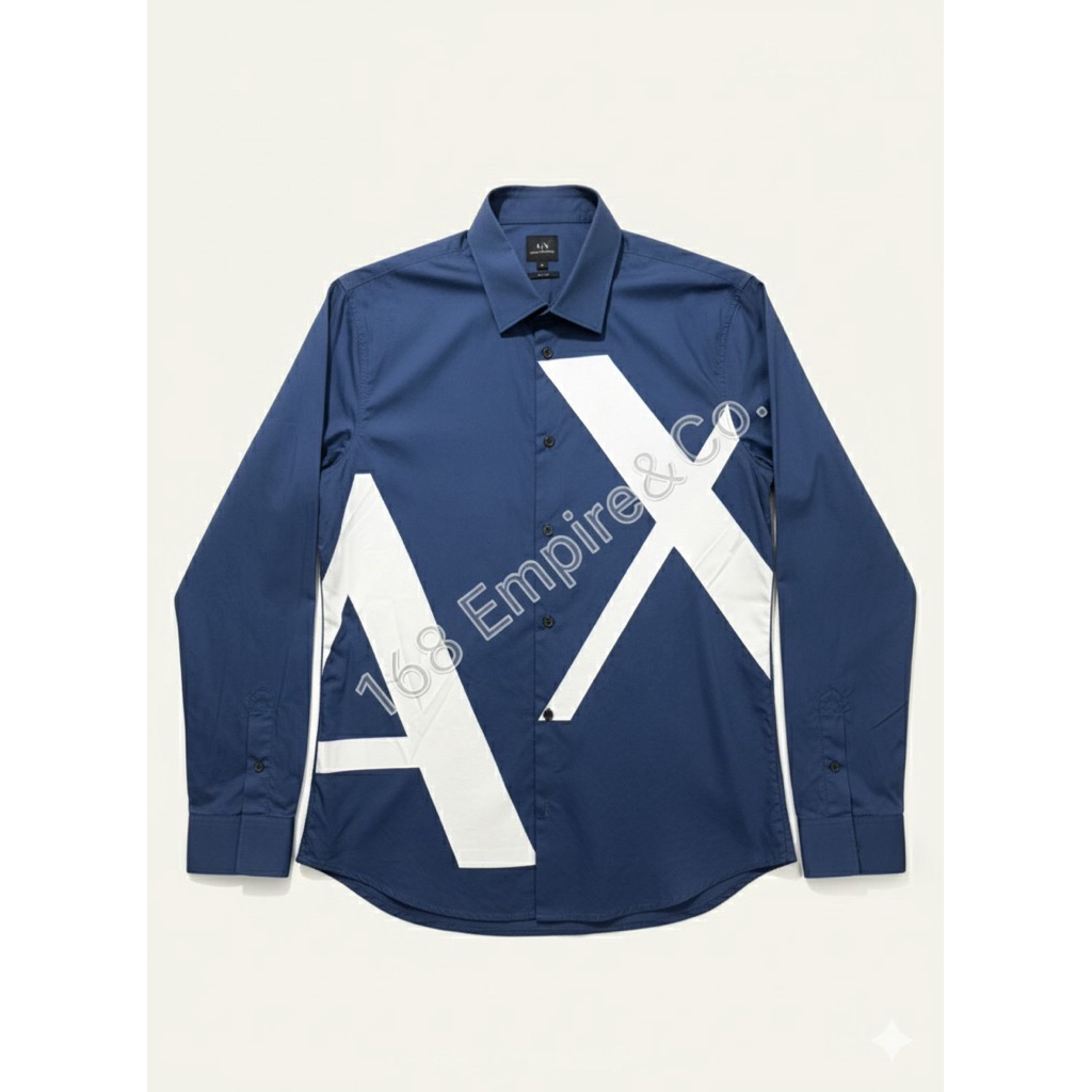 รวมเสื้อเชิ้ตแขนยาว-สั้น Armani Exchange & Hugo Boss อก40-44 ของแท้ shopราคา (7,5xx)฿ 💯