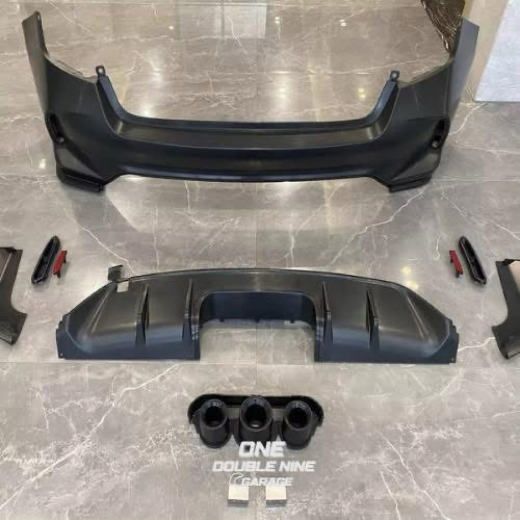 ชุดแต่งกันชนหลัง type-r สำหรับ Civic fe