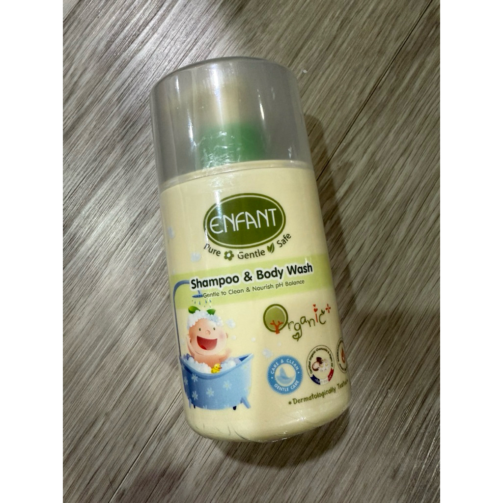 ENFANT (อองฟองต์) Shampoo& Body Wash แชมพูและเจลอาบน้ำในขวดเดียวกัน สามารถใช้ได้ตั้งแต่แรกเกิด ขนาด 250 มล.