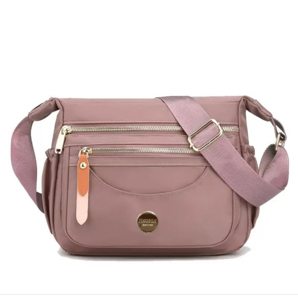 👜กระเป๋าสะพายข้าง ไนลอน หลายช่อง พร้อมส่งค่ะ