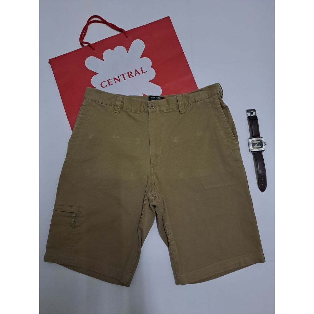 กางเกงขาสั้นสีน้ำตาล แบรนด์ Dockers‼️