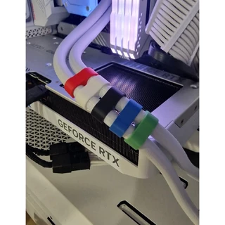ตัวล็อคสายถักชุดน้ำคอมพิวเตอร์ หวีจัดสาย Cable Comb Tube Liquid Coolers Tube Combs