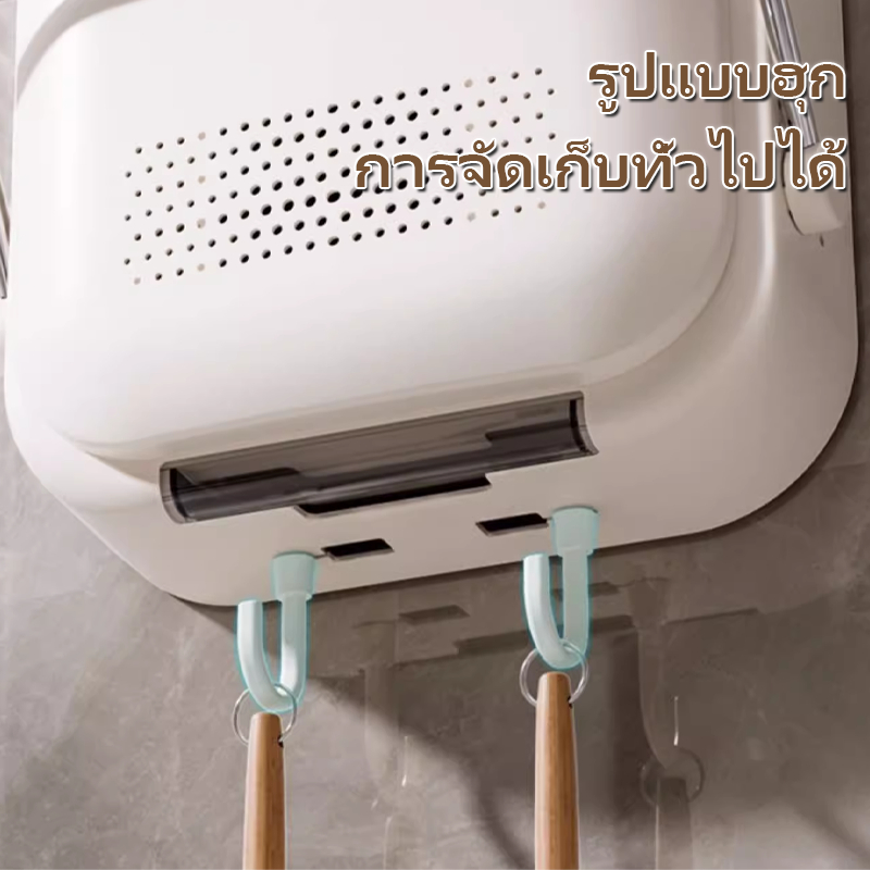 กล่องเก็บตะเกียบแบบระบายอากาศพร้อมดีไซน์ป้องกันการรั่วซึมจากก้นกล่อง ช่วยป้องกันตะเกียบขึ้นรา และวัสดุที่ปลอดภัย - รูปที่ 2