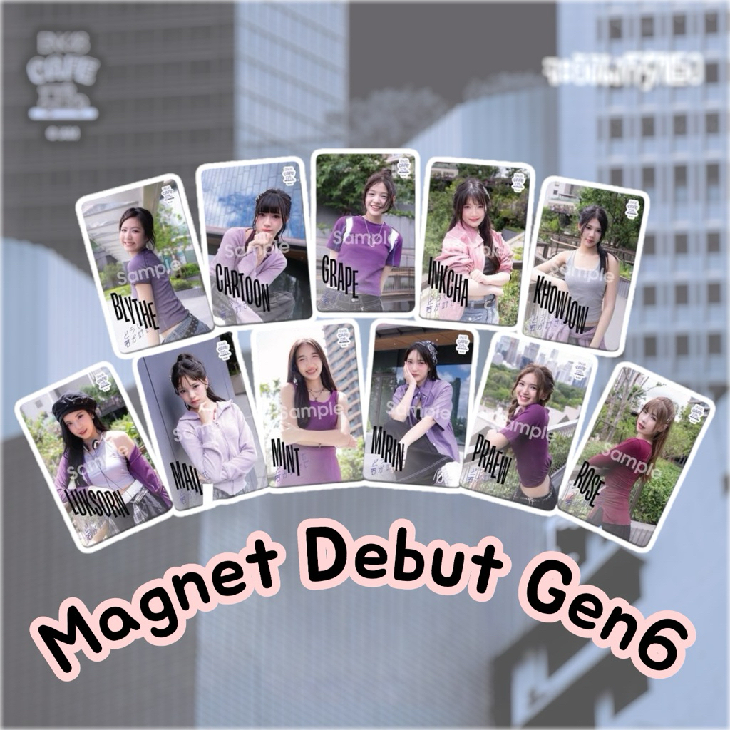 Magnet BNK48 รุ่น6 Debut จะยังไงก็รักเธอ ของแท้100%