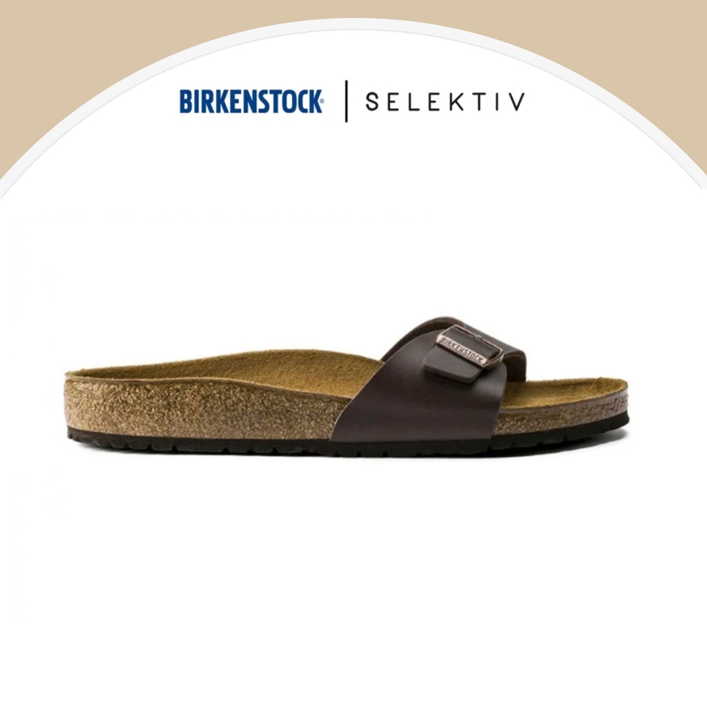 BIRKENSTOCK รองเท้าผู้หญิง รุ่น Madrid สี dark brown