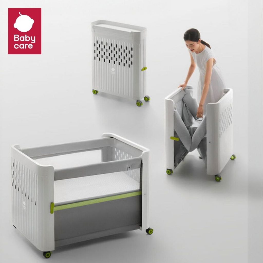 Babycare เปลเด็กพับได้อเนกประสงค์ เตียงเด็กพับได้ ใช้งานง่าย | BC Babycare Thailand