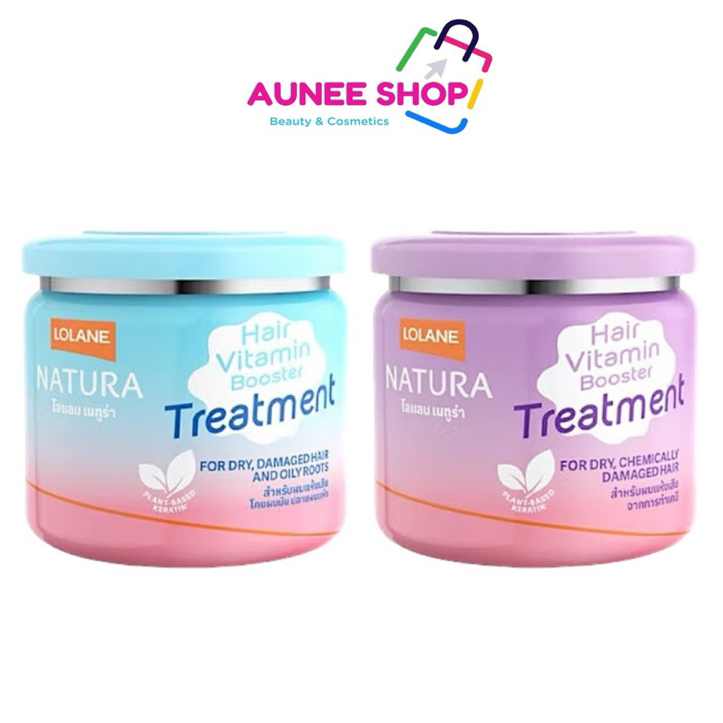 ส่งฟรี/มีไลฟ์ (กระปุก)Lolane Natura Booster Treatment โลแลน ทรีทเมนท์บำรุงเส้นผม 250g (Dry Damaged/Dry Chemically)