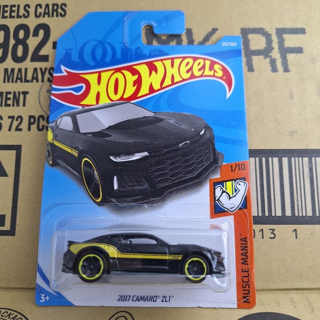 รถเหล็ก Hotwheels 2017 CAMARO ZL1 สีดำ (kg13)5 (kg35)3