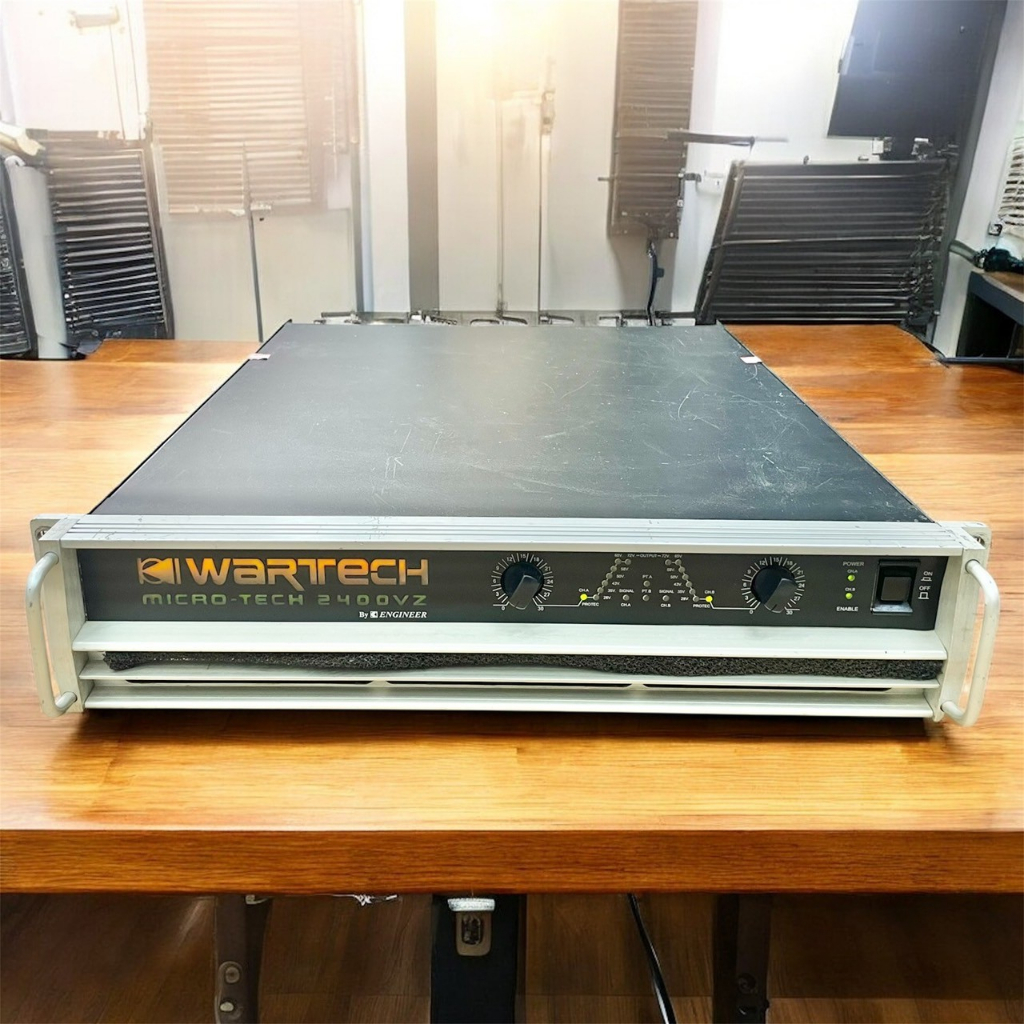 เพาเวอร์แอมป์ WARTECH รุ่น MICRO TECH 2400VZ  🍎 ราคา 11,900 บาท 🍎