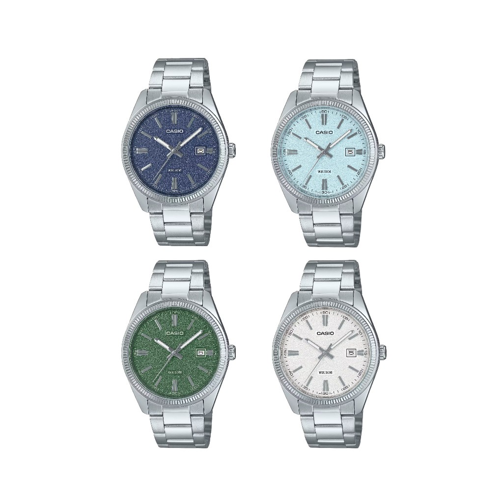 Casio นาฬิกาข้อมือผู้ชาย รุ่น MTP-1302DA-2A1VDF / MTP-1302DA-2A2VDF / MTP-1302DA-3AVDF / MTP-1302DA-