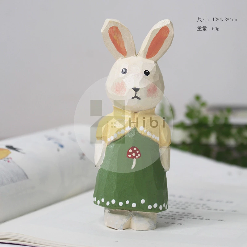 รูปปั้นสลักไม้ สไตล์ญี่ปุ่น ตกแต่งบ้านมินิมอล thumbnail 6