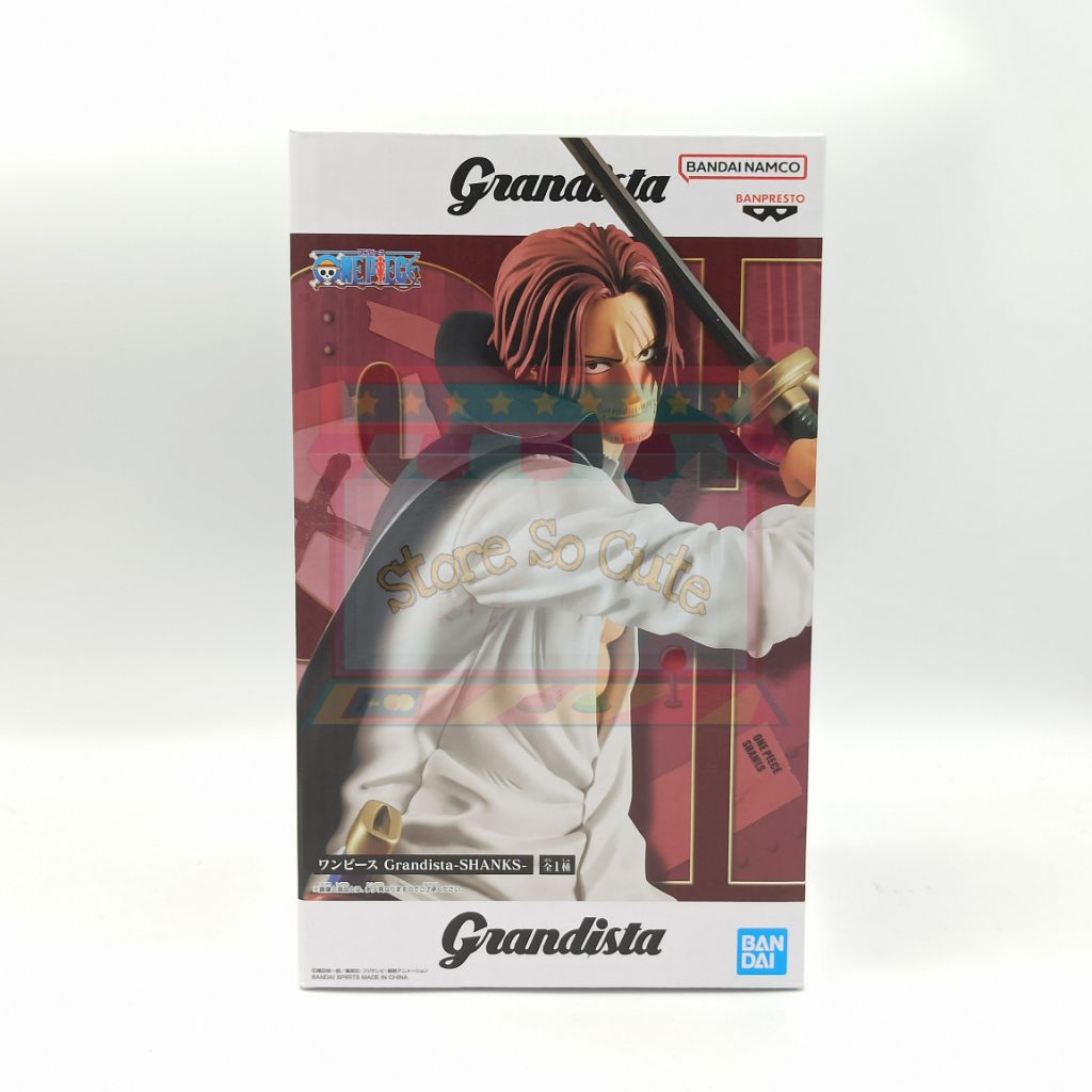 Grandista One Piece - Shanks - งานแท้นำเข้าจากญี่ปุ่นแมวทอง