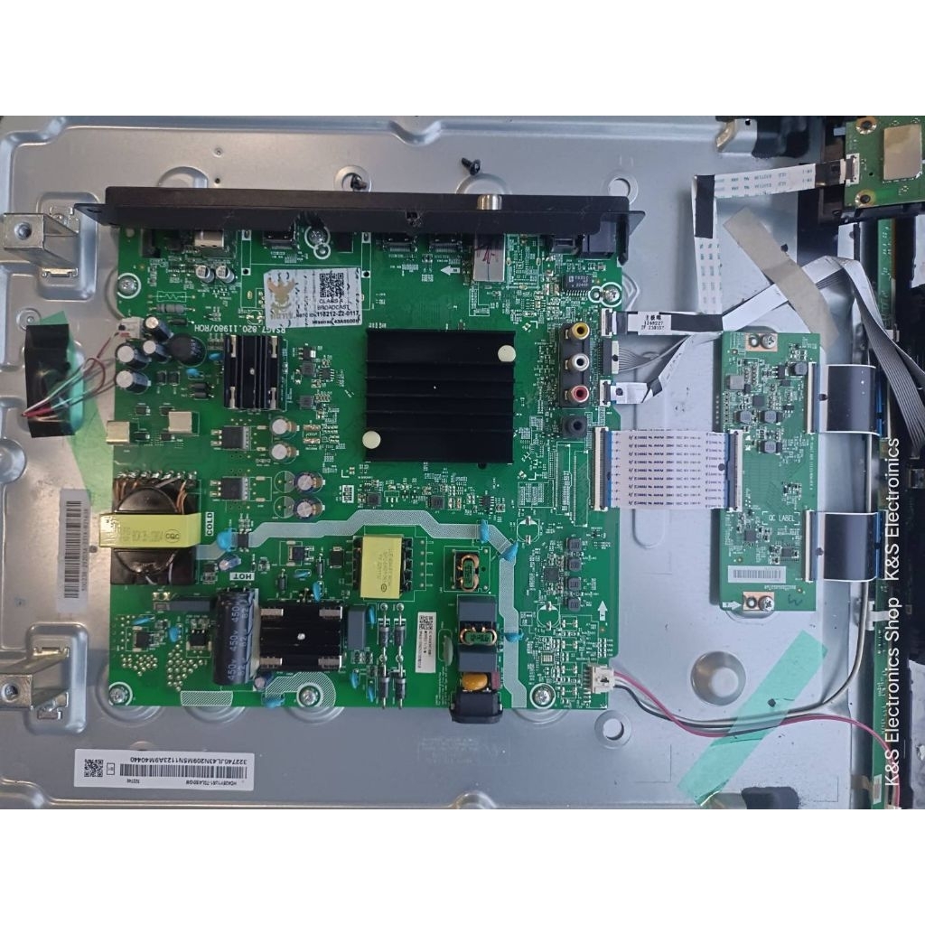 T-CON Hisense รุ่น 43A6100H , 43A6500H , 43E6H พาร์ท RSAG7.820.11133/ROH อะไหล่แท้/ของถอดมือสอง รับป