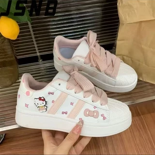 รองเท้า Kitty สตรี ไซส์ 36-40 - รองเท้าหัวหอยนางรม ใส่สบาย ดีไซน์น่ารัก สไตล์เกาหลี