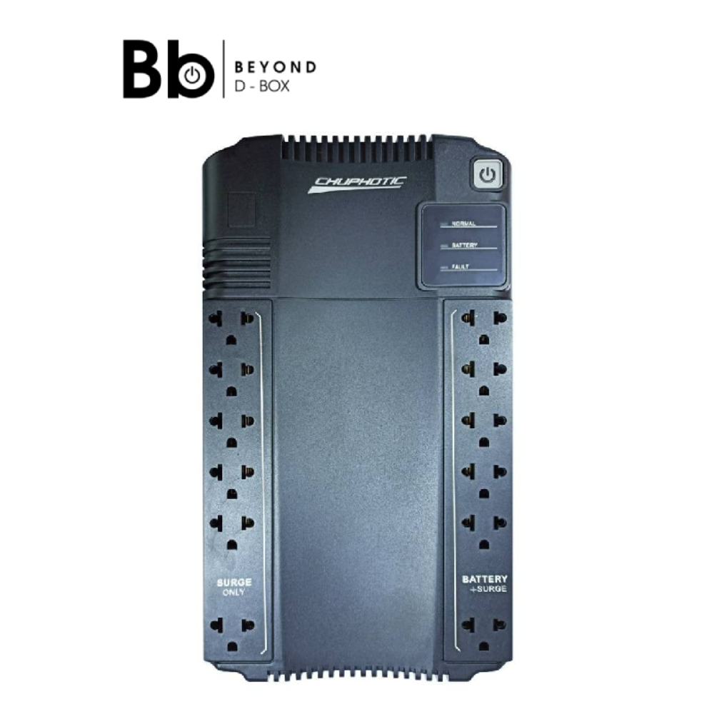 เครื่องสำรองไฟ CHUPHOTIC UPS PLUTO OA Hot Swap (1000VA/600W)