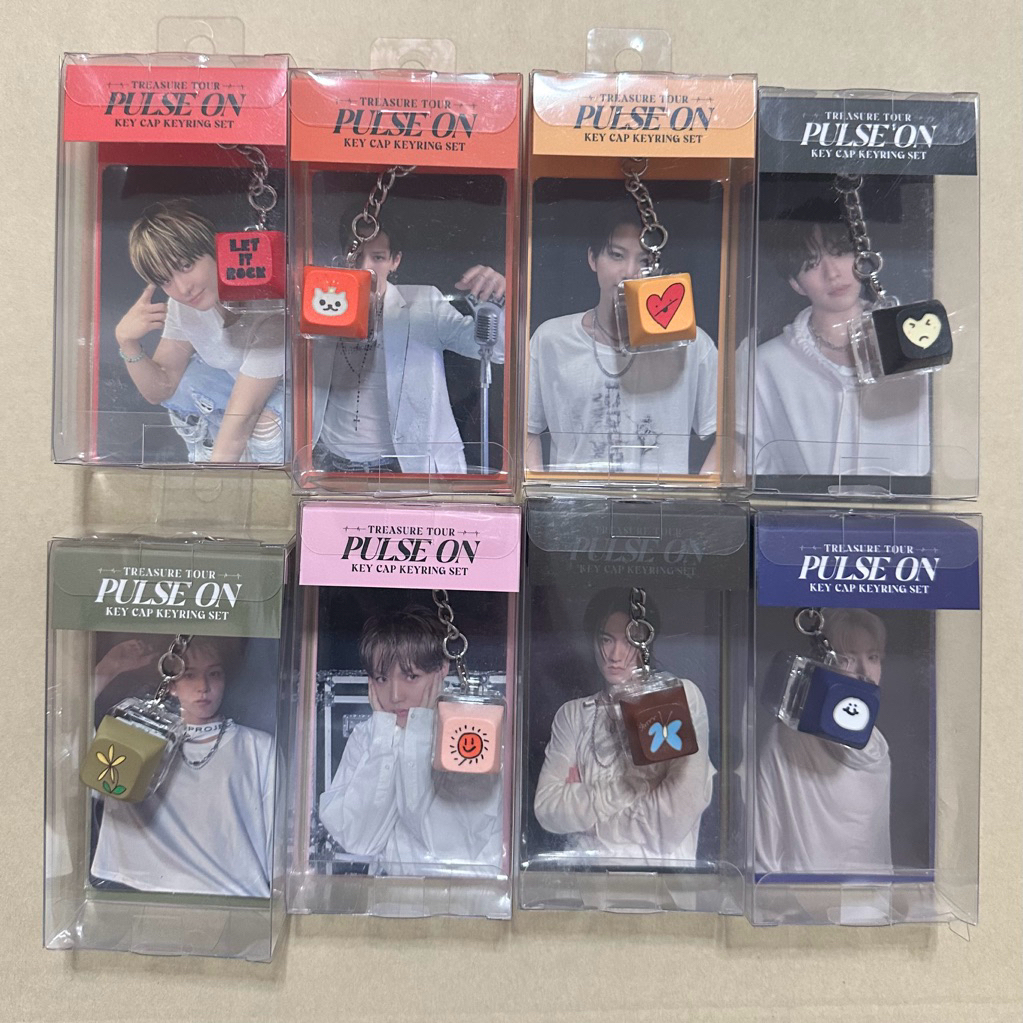 พร้อมส่ง พวงกุญแจ [PULSEONSEOUL] TREASURE KEY CAP KEYRING SET