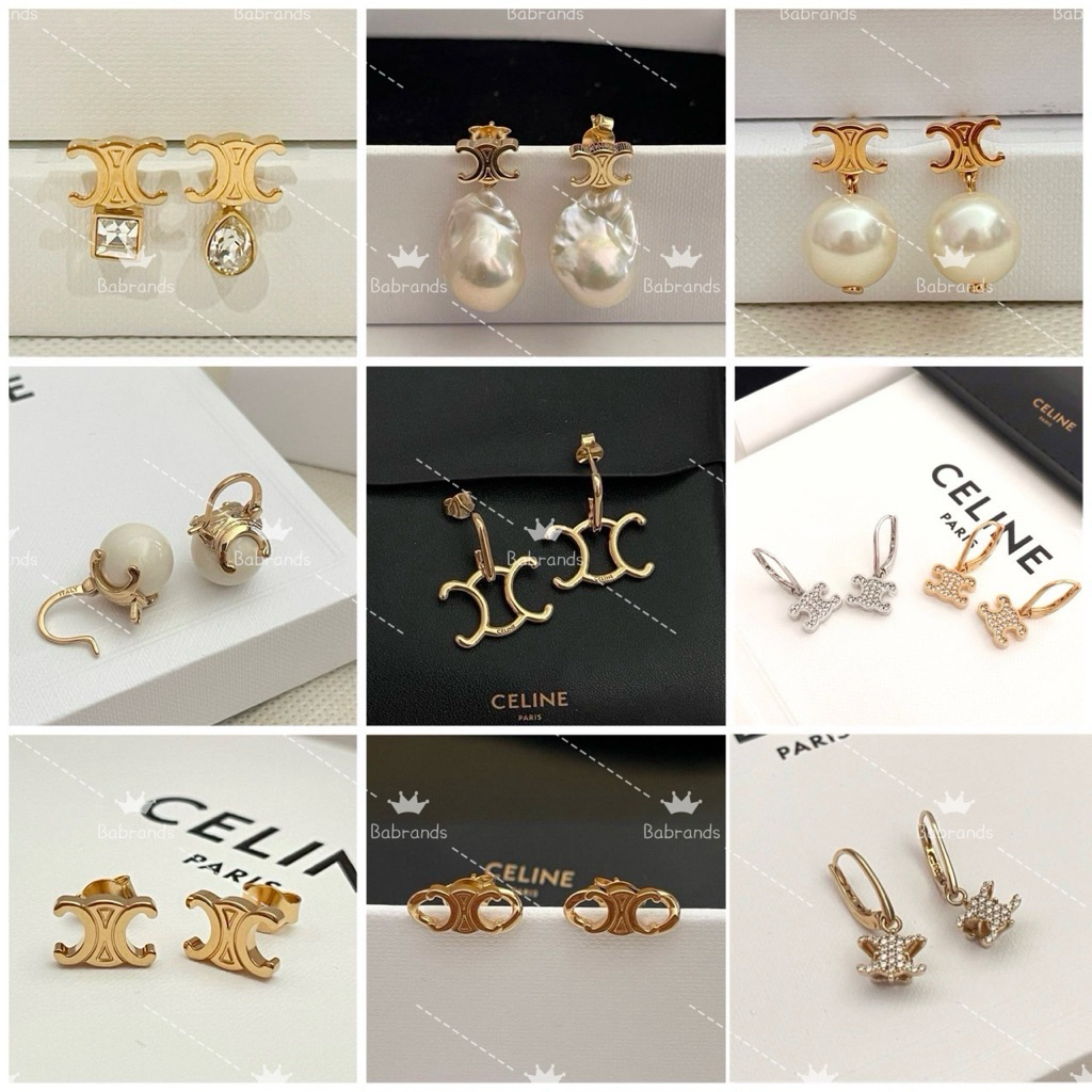 🔥พร้อมส่ง🔥รวมต่างหู Celine Earrings ทุกแบบพร้อมส่งค่ะ🔥