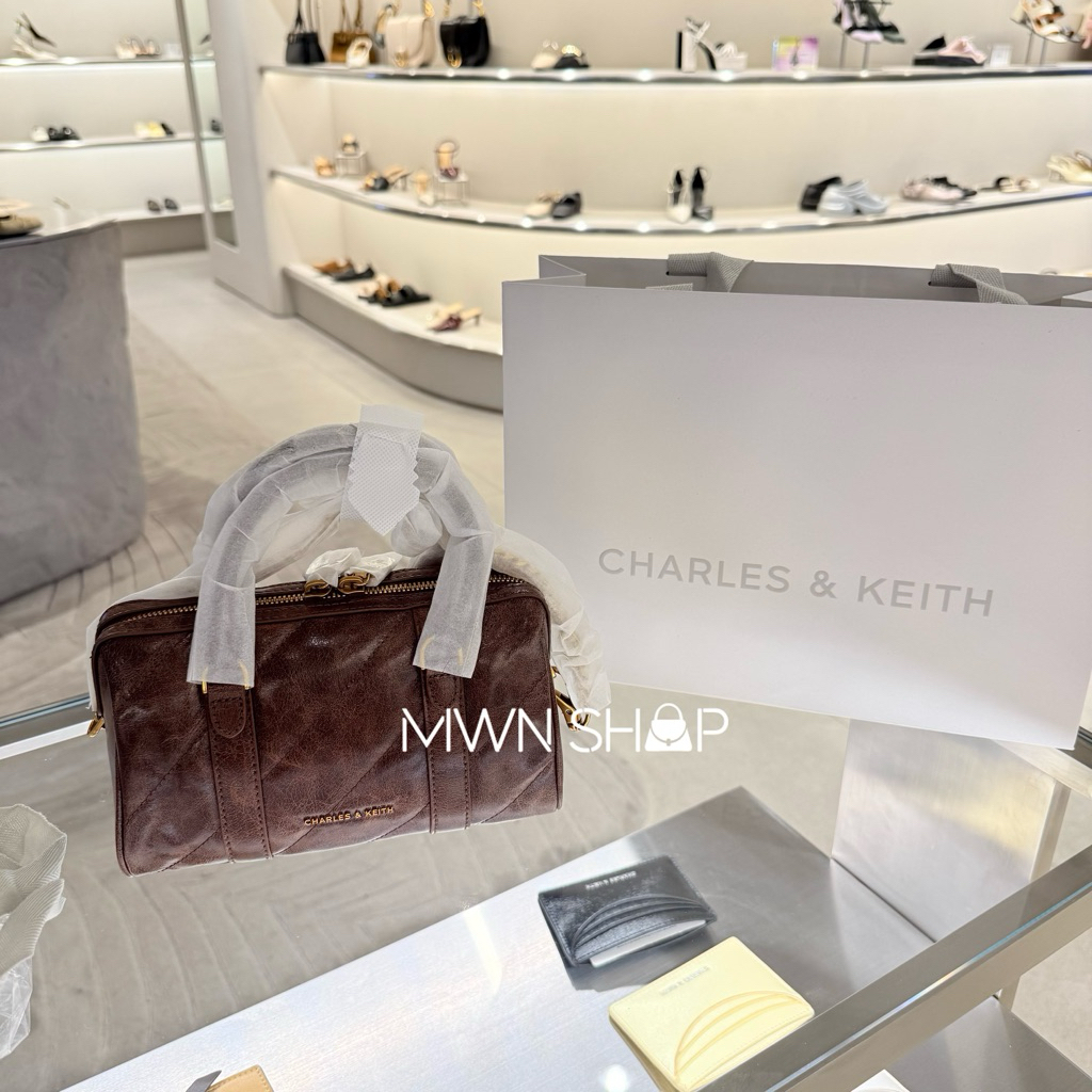 Charles&keith กระเป๋าสะพายข้าง Philomena มีโค้ดลด30% รูปที่ 7