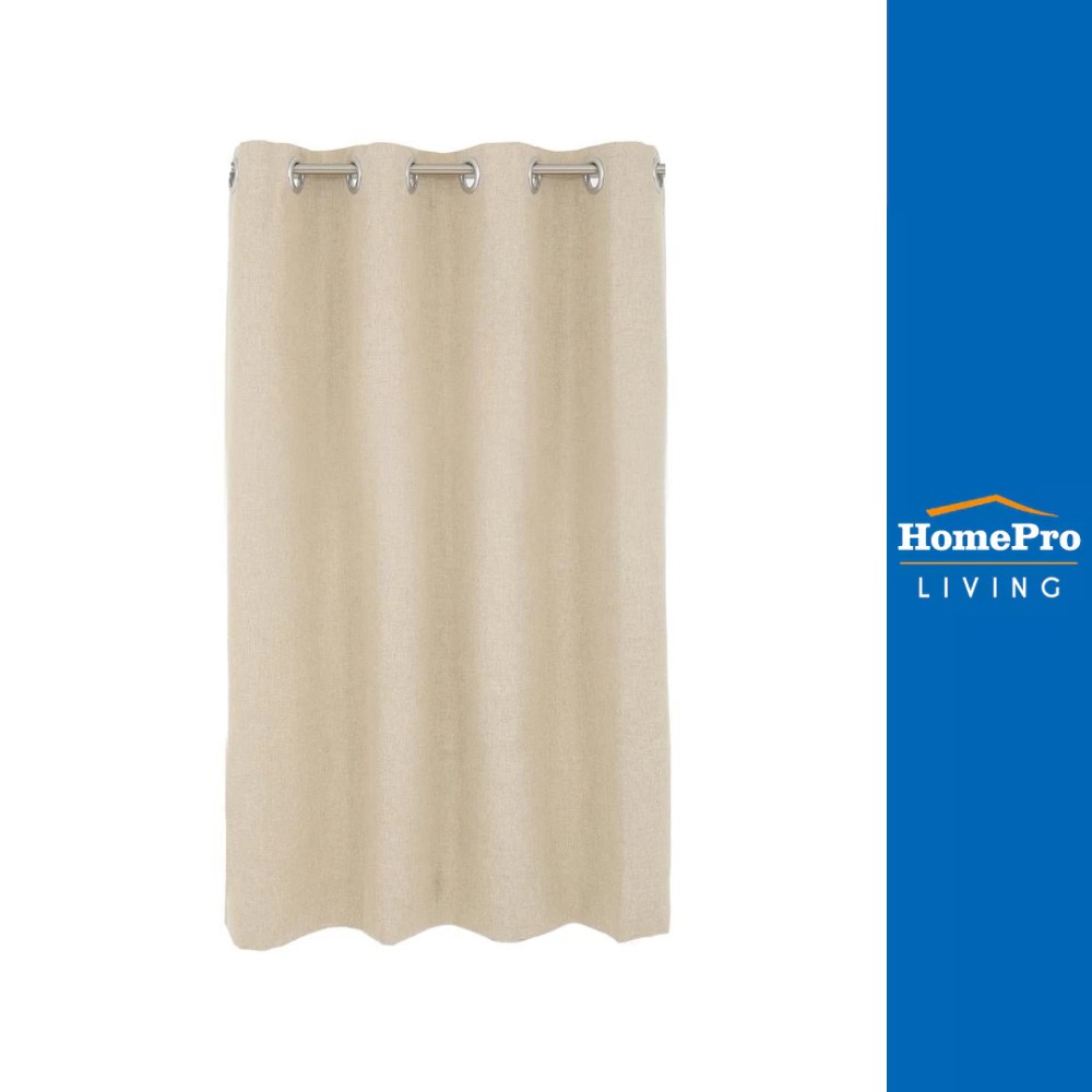 HOME LIVING STYLE ผ้าม่าน EYELET PALE UV 135X250 ซม. สีครีม จัดส่งโดย HomePro ม่านประหยัดไฟเบอร์5 ม่านกันUV ม่านทึบแสง