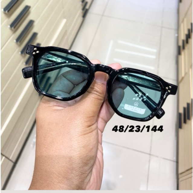 แว่นกันแดด สไตล์วินเทจ สุดฮิต  เเบรนด์ canaan แท้สั่งตรงจากโรงงาน กัน UV400 สามารถนำกรอบเปลี่ยนเลนส์สายตาได้