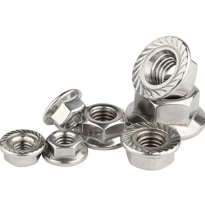 หัวน็อตจานแสตนเลส 304 หัวน๊อตติดแหวน หัวน๊อตมีลาย หัวน๊อตติดจาน - รูปที่ 4