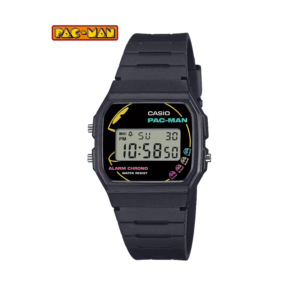 Casio นาฬิกาข้อมือ Unisex รุ่น F-91WPC-1ADR PAC-MAN Watch Quartz ( ระบบถ่าน )