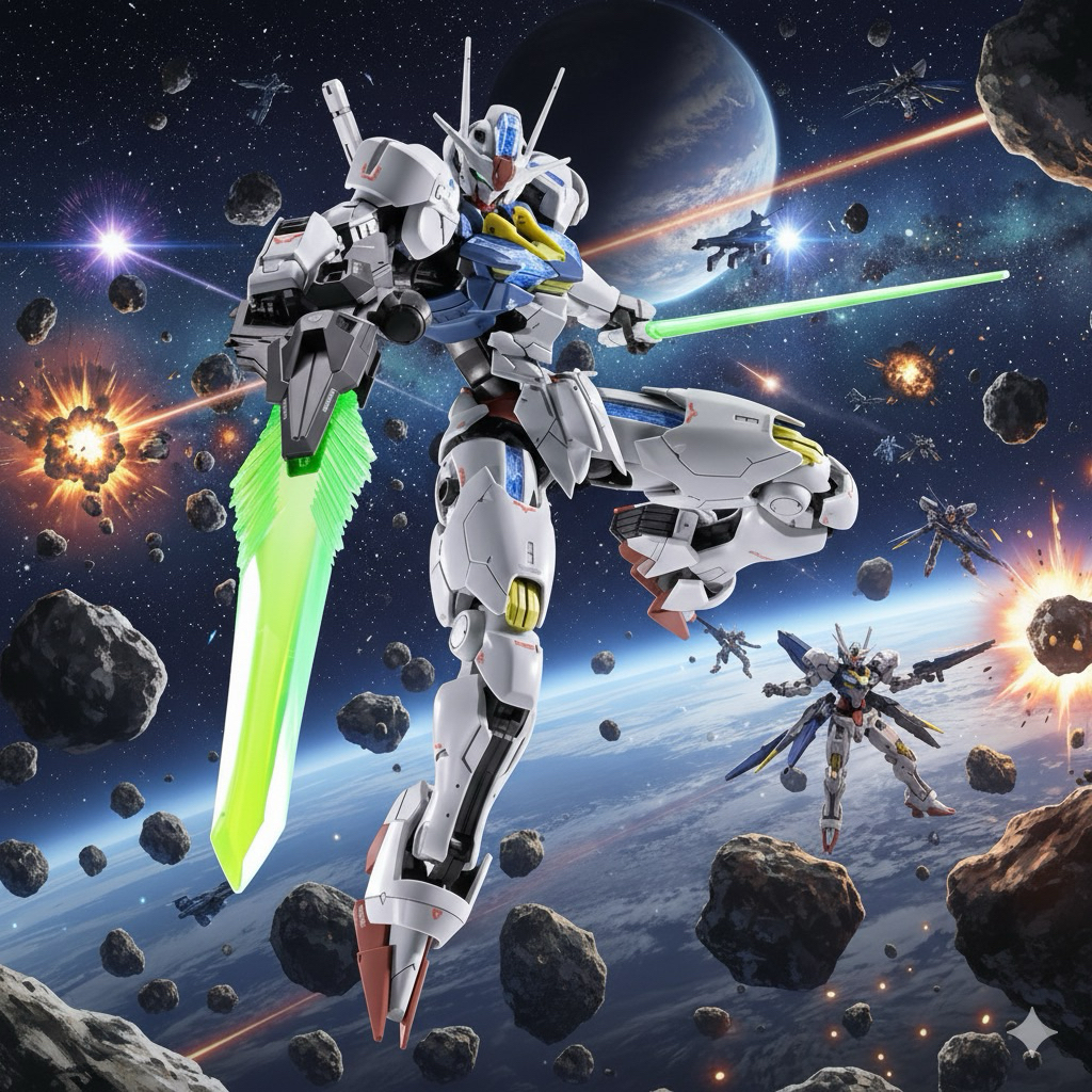Full Mechanics 1/100 Gundam Aerial (Permet Score 6)