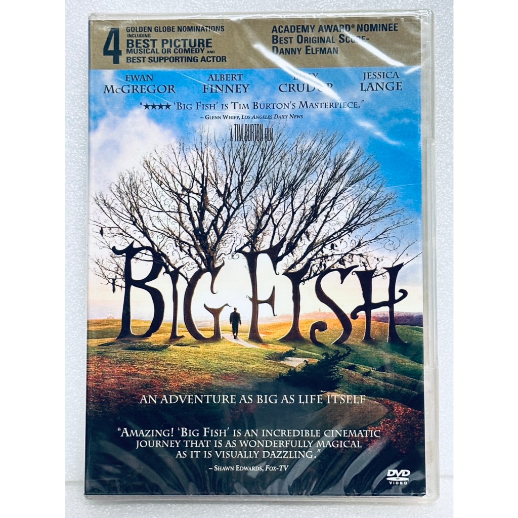 DVD : Big Fish (2003) จินตนาการรัก ลิขิตชีวิต  " Ewan McGregor, Jessica Lange "
