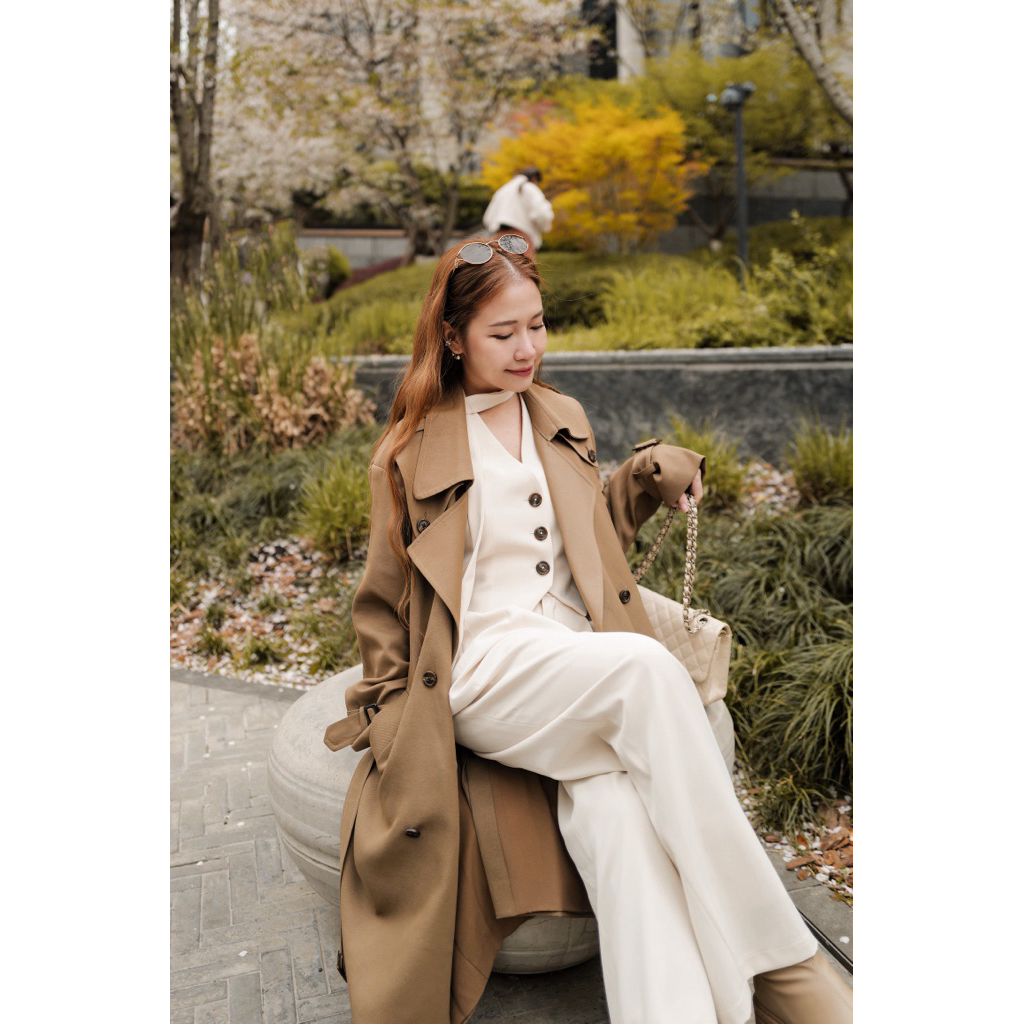 (พรี 4-5วันจัดส่ง) BAKER TRENCH COAT - Stilista เสื้อโค้ทกันลม