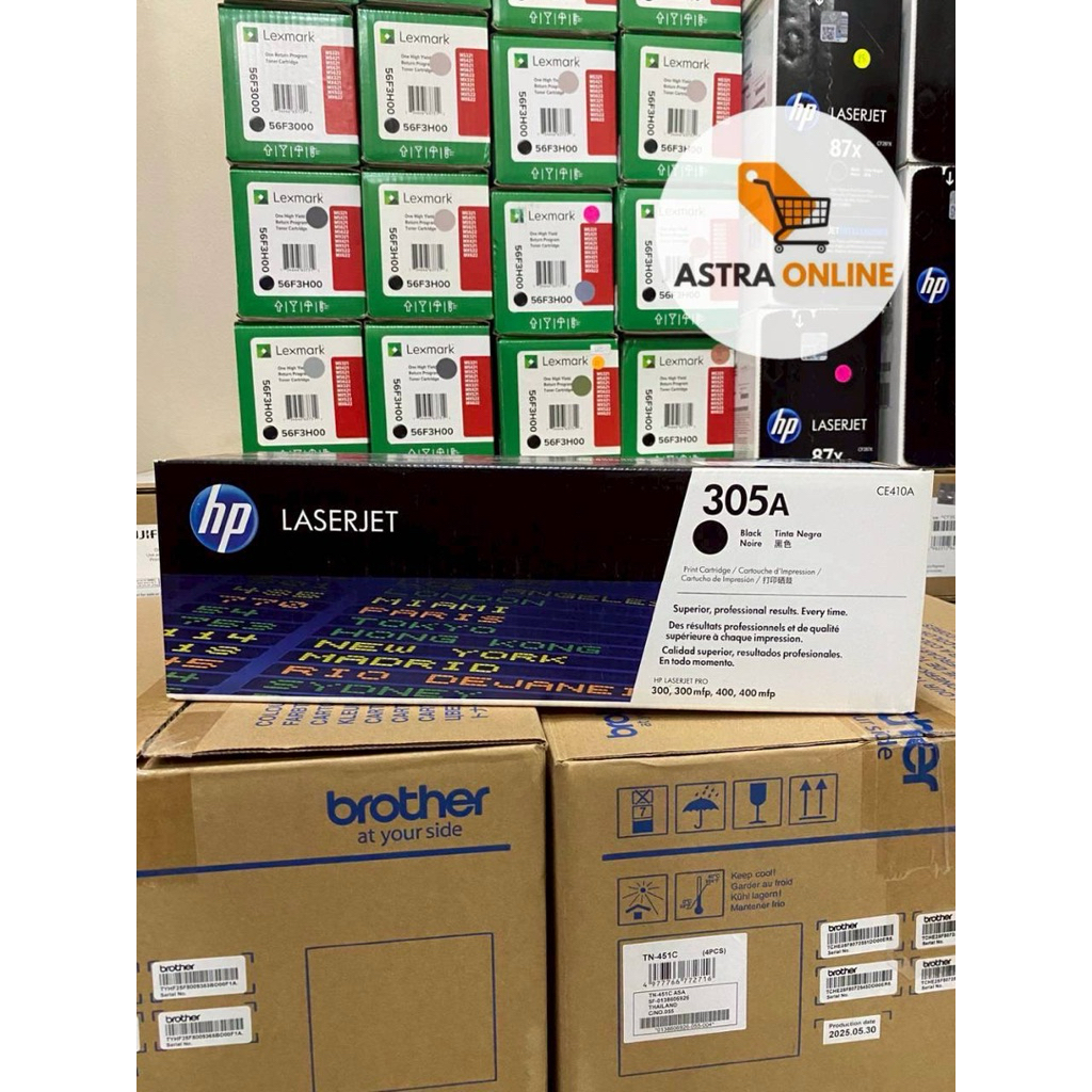 HP 305A CE410A/CE413A Black ตลับหมึกโทนเนอร์ ของแท้