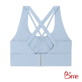 B'me เสื้อชั้นในไร้โครง level 2 ฟองกลาง รุ่น MER011 Sport Bra สีดำ สีฟ้า สีน้ำตาลแดง