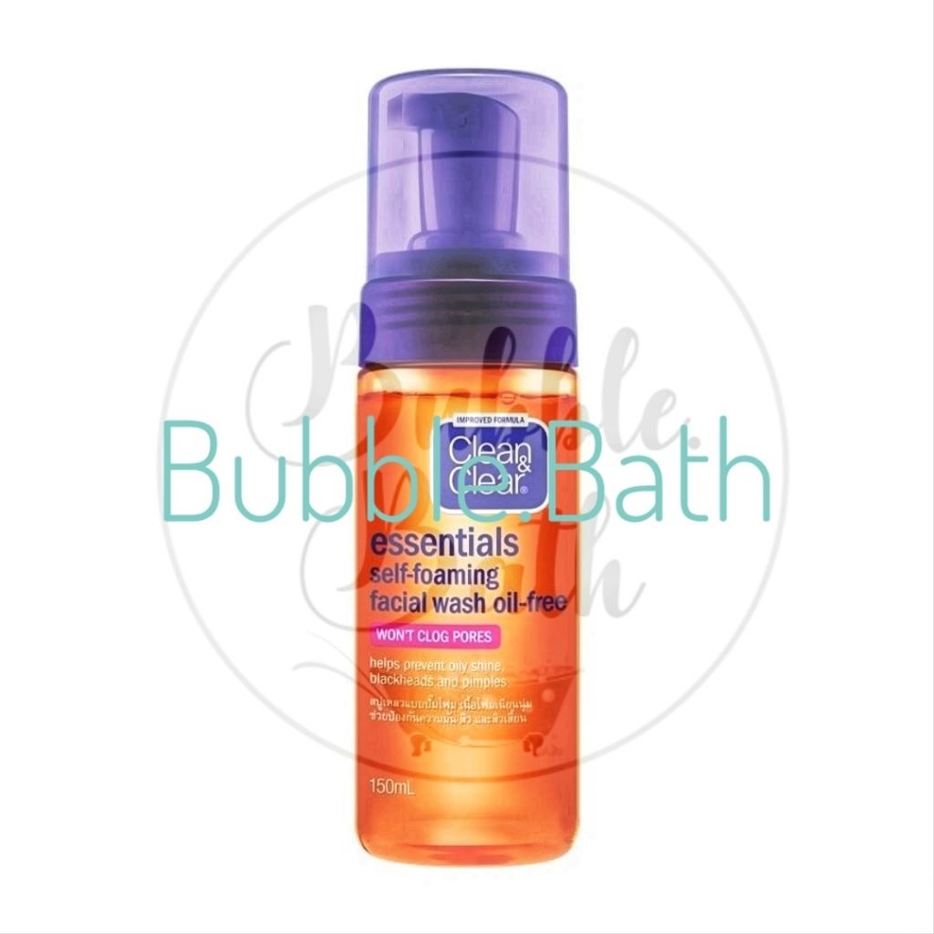 Clean & Clear Essential Foaming Facial Wash สูตร Oil-Free 150 มล.