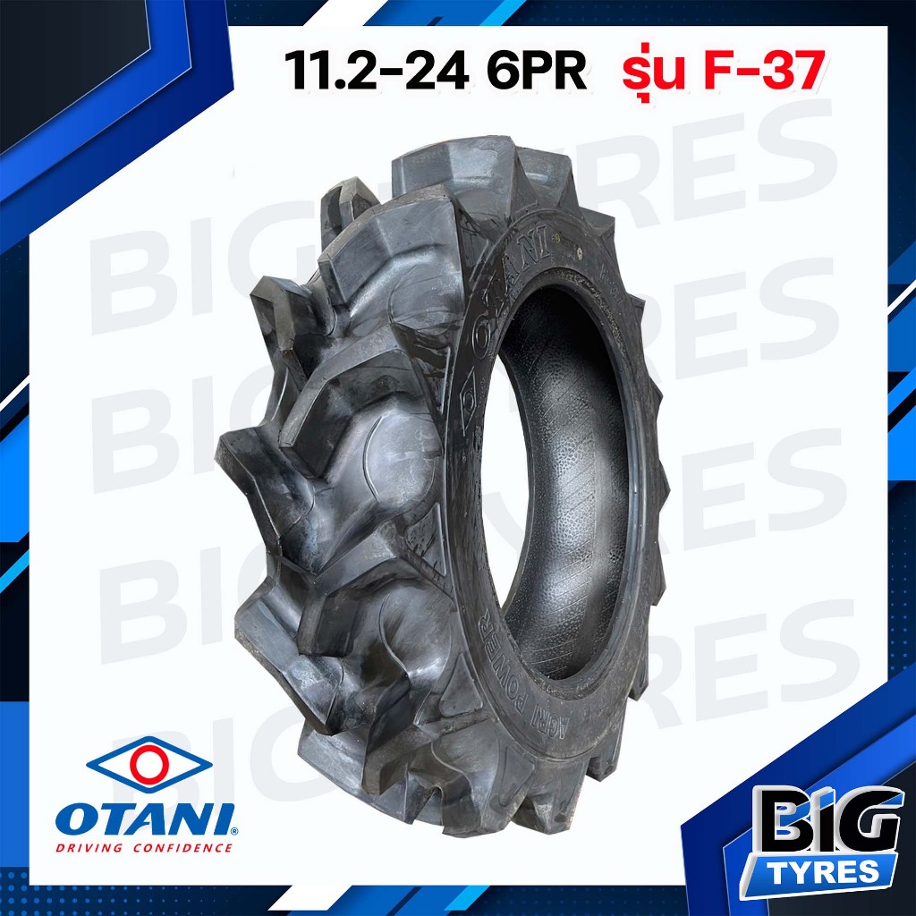 12.4-24 6PR ยี่ห้อ OTANI รุ่น F37 TT ยางรถไถ