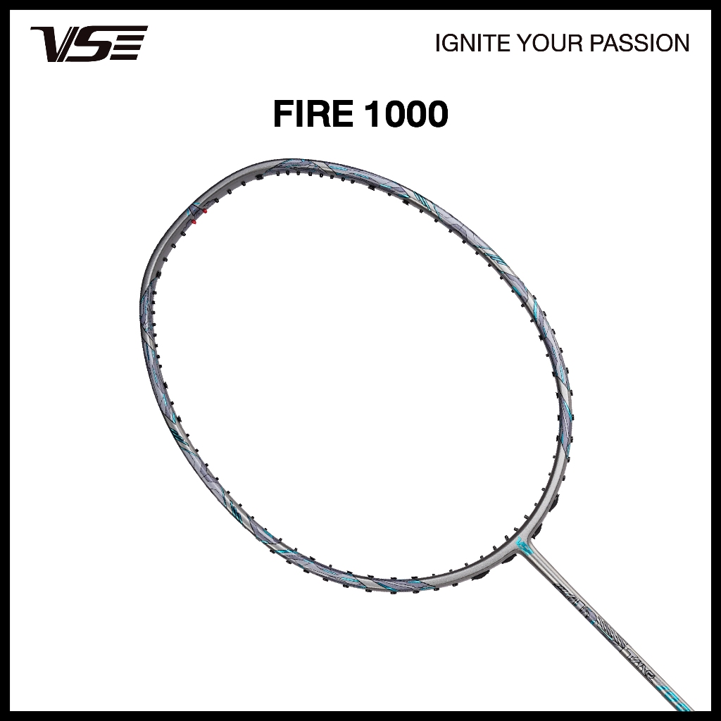 VS ไม้แบดมินตัน รุ่น Fire1000 Series แถมกริปคละสี+เอ็น+ซอง *ขึ้นเอ็นกรุณากดที่ตัวเลือกขึ้นเอ็นเท่านั