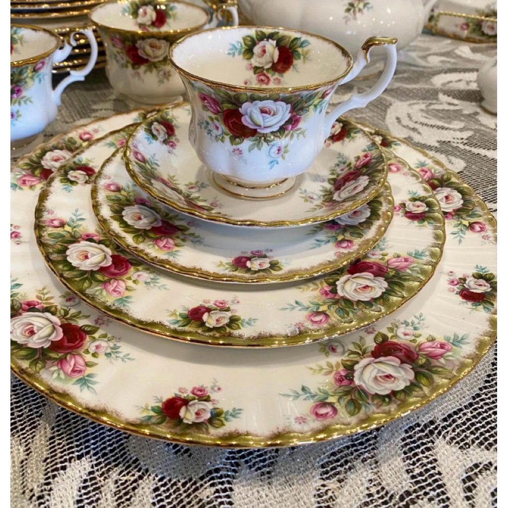 vintage royal albert / celabration / 5 ชิ้น