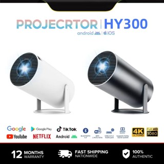 HY300 โปรเจคเตอร์ 1080P 4K มินิโปรเจคเตอร์ Project Android 1…