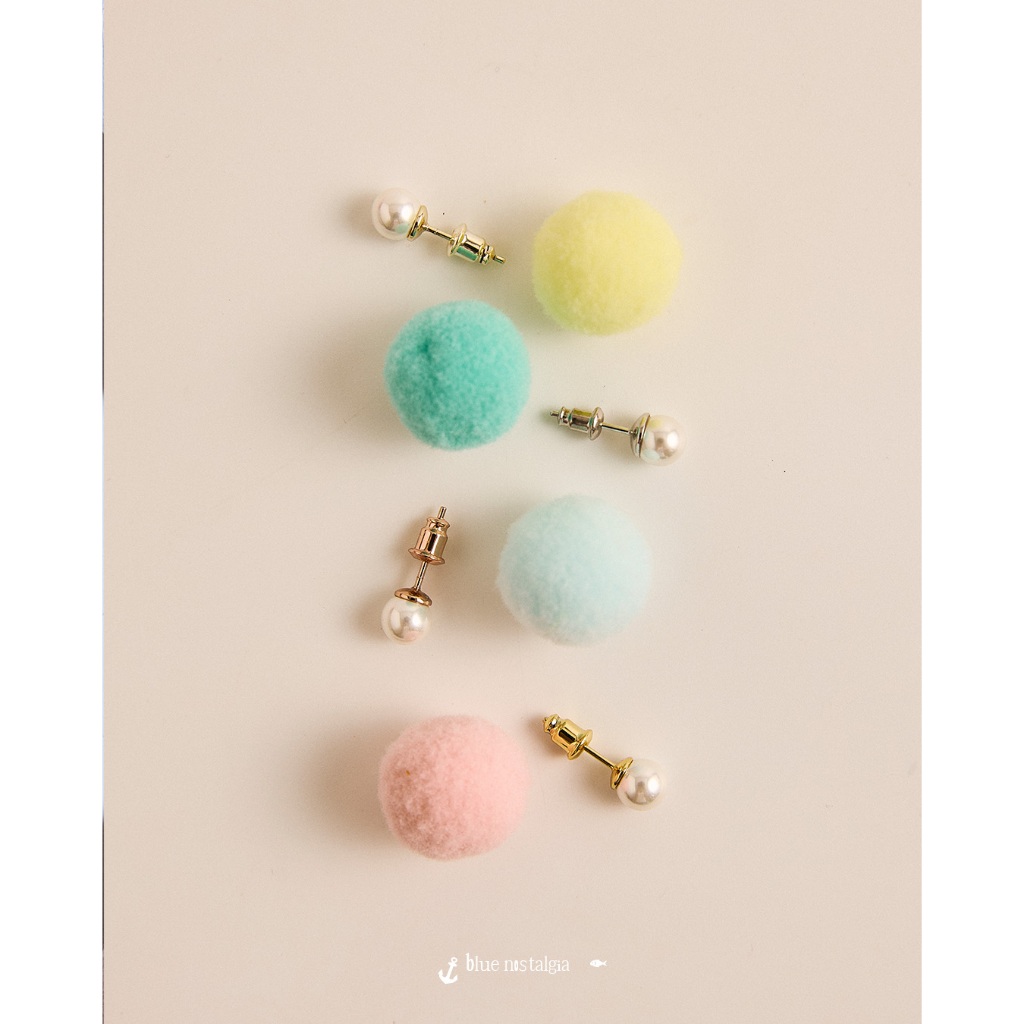 Julys - polka dot stud earrings