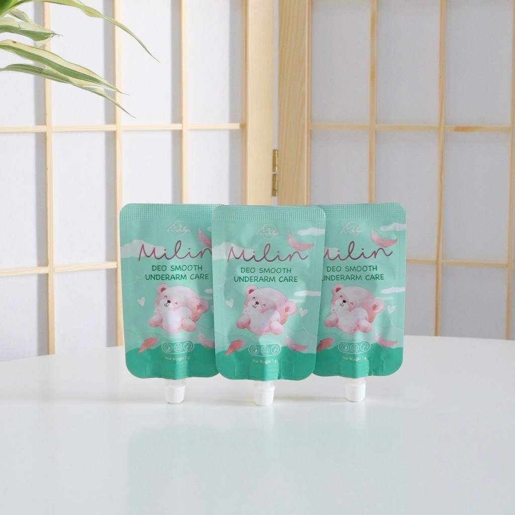 [3 ซอง] Milin Deo Smooth Underarm Care ครีมทารักแร้มิลิน ปริมาณ 7กรัม