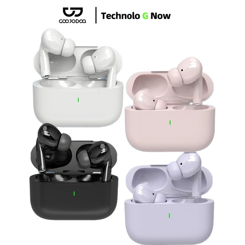 GOOJODOQ J206 หูฟังบลูทูธ หูฟัง Bluetooth 5.3 พร้อมไมโครโฟนในตัว A5 เสียงดี ลดเสียงรบกวน หูฟังไร้สาย