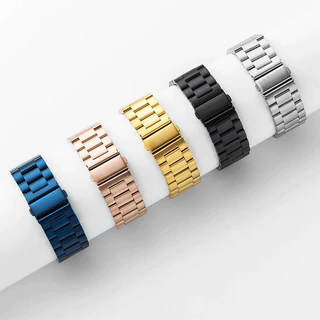 สายรัดสแตนเลสขนาด 22 มม. สำหรับ Huawei Watch GT6 GT 6 Pro GT5 GT4 สายโลหะขนาด 46 มม. สำหรับ Huawei GT4 3 2Pro สายนาฬิกา